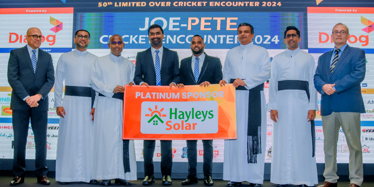Hayleys Solar Joe-Pete Cricket Encounter 2024 Hayleys Solar hands over sponsorship to Joe-Pete Cricket Encounter 2024