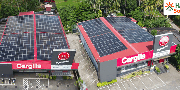 Existing Hayleys Solar installations across Cargills' nationwide outlet network